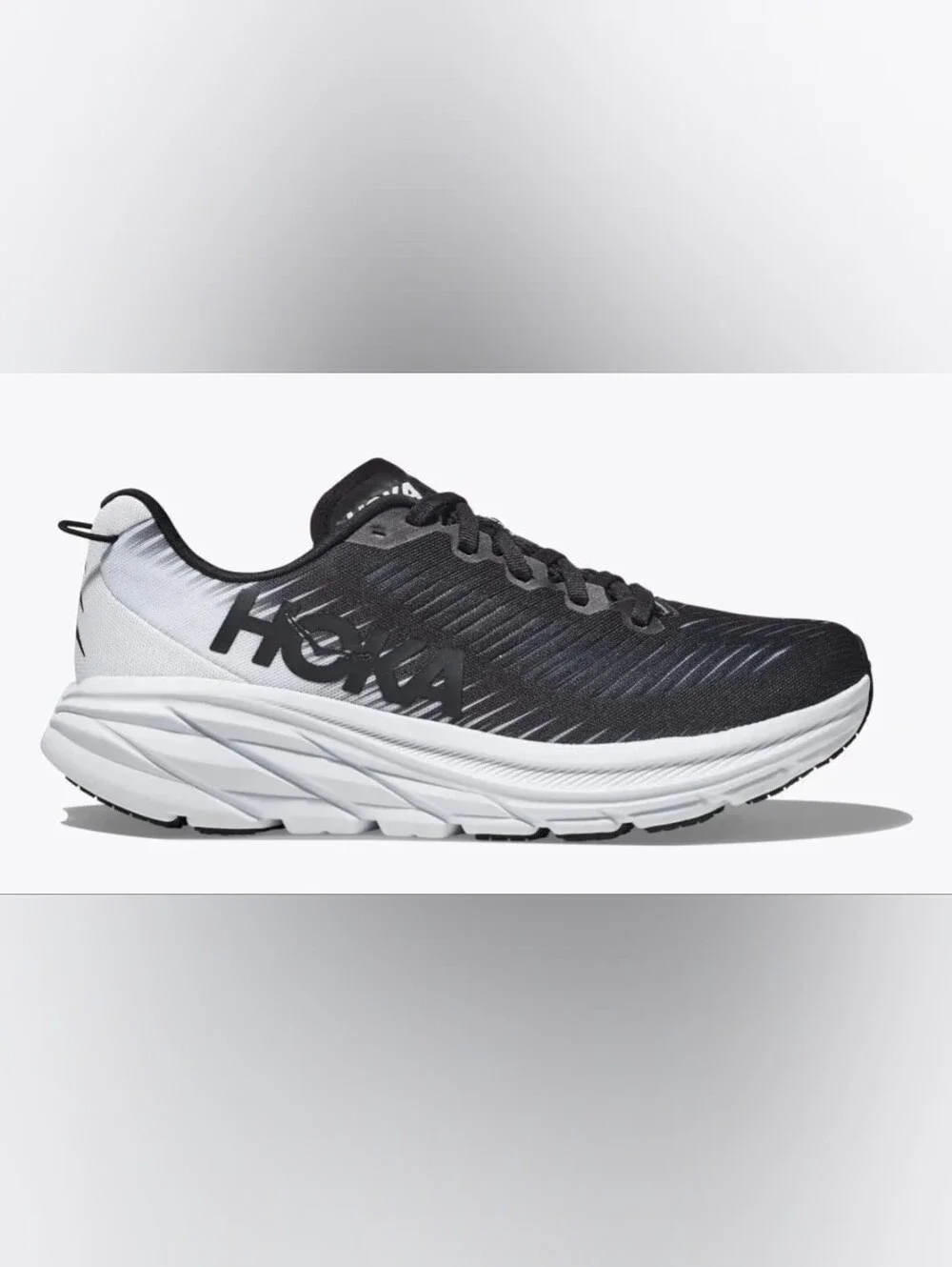 Hoka Rincon 3 Women's Black And White Size 7.5D